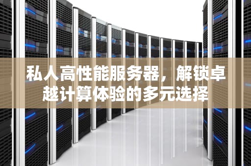 私人高性能服务器，解锁卓越计算体验的多元选择