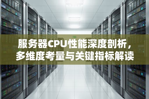 服务器CPU性能深度剖析，多维度考量与关键指标解读
