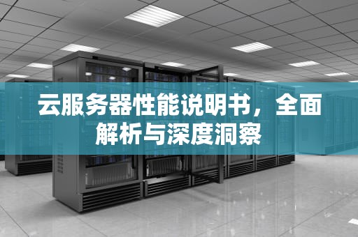 云服务器性能说明书，全面解析与深度洞察