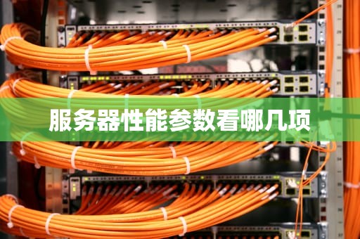 服务器性能参数看哪几项