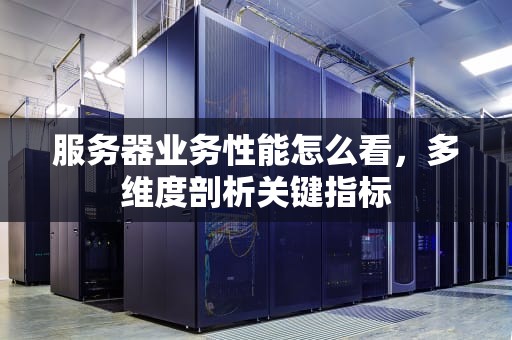 服务器业务性能怎么看，多维度剖析关键指标