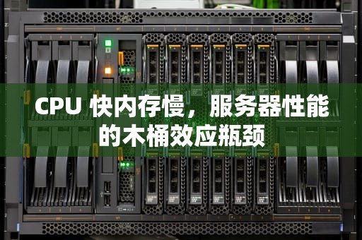 CPU 快内存慢，服务器性能的木桶效应瓶颈