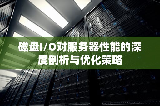磁盘I/O对服务器性能的深度剖析与优化策略