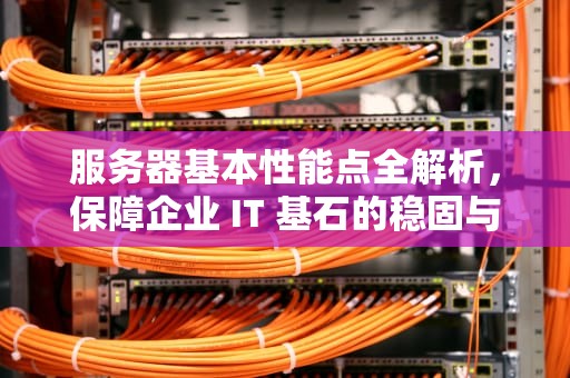 服务器基本性能点全解析，保障企业 IT 基石的稳固与高效