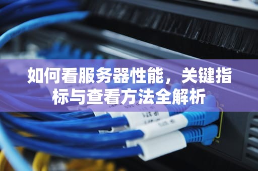 如何看服务器性能，关键指标与查看方法全解析