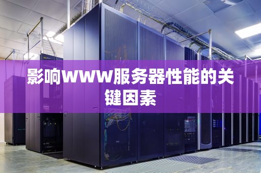 影响WWW服务器性能的关键因素