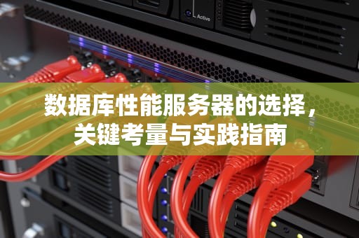数据库性能服务器的选择，关键考量与实践指南