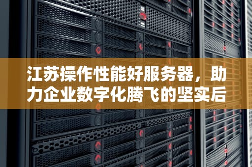 江苏操作性能好服务器，助力企业数字化腾飞的坚实后盾
