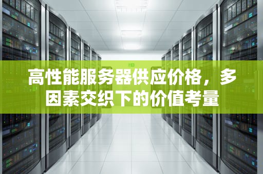 高性能服务器供应价格，多因素交织下的价值考量