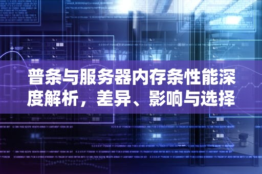 普条与服务器内存条性能深度解析，差异、影响与选择之道