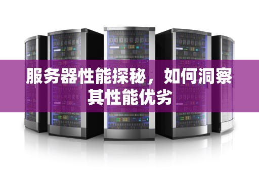 服务器性能探秘，如何洞察其性能优劣
