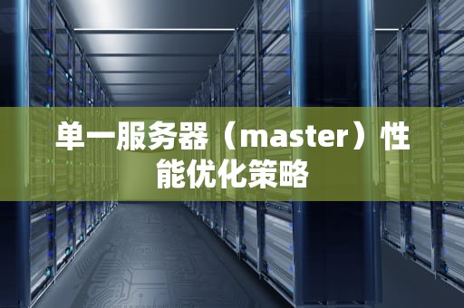 单一服务器（master）性能优化策略