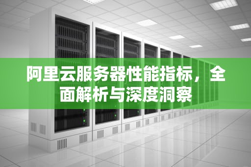 阿里云服务器性能指标，全面解析与深度洞察