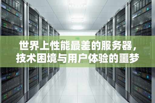 世界上性能最差的服务器，技术困境与用户体验的噩梦