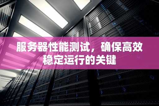 服务器性能测试，确保高效稳定运行的关键
