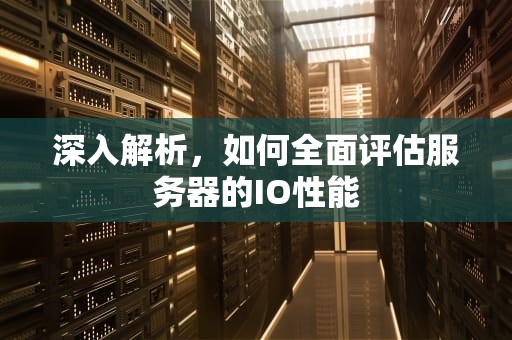 深入解析，如何全面评估服务器的IO性能