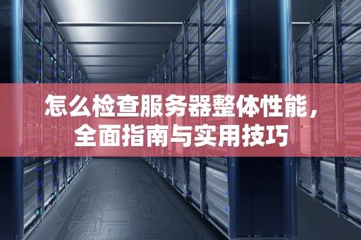 怎么检查服务器整体性能，全面指南与实用技巧