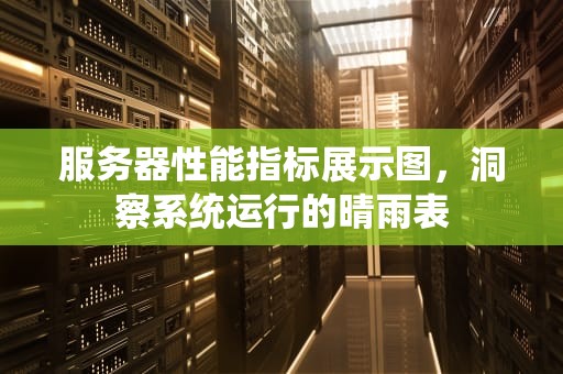 服务器性能指标展示图，洞察系统运行的晴雨表