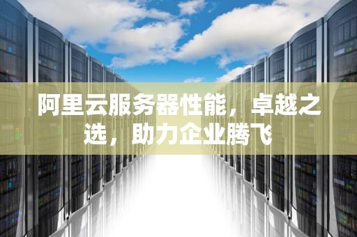 阿里云服务器性能，卓越之选，助力企业腾飞