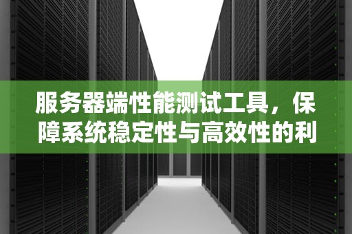 服务器端性能测试工具，保障系统稳定性与高效性的利刃