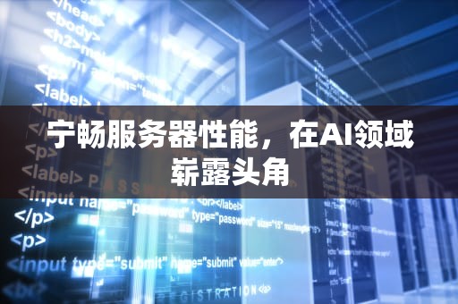 宁畅服务器性能，在AI领域崭露头角