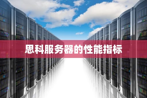 思科服务器的性能指标