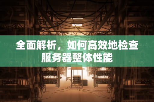 全面解析，如何高效地检查服务器整体性能