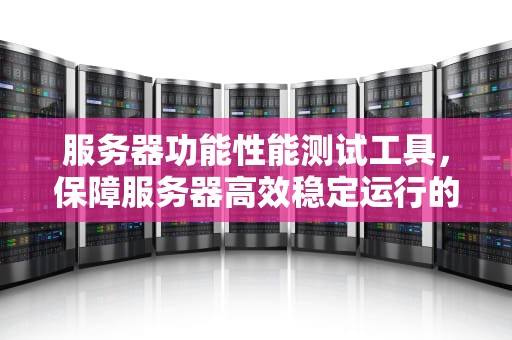 服务器功能性能测试工具，保障服务器高效稳定运行的利器