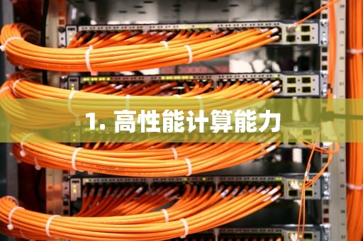 1. 高性能计算能力