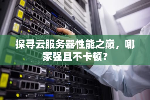 探寻云服务器性能之巅，哪家强且不卡顿？