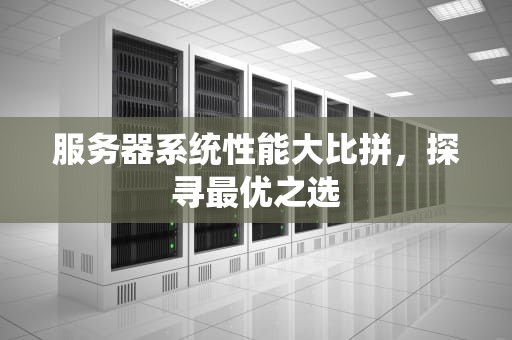 服务器系统性能大比拼，探寻最优之选