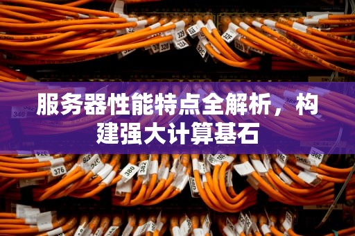 服务器性能特点全解析，构建强大计算基石