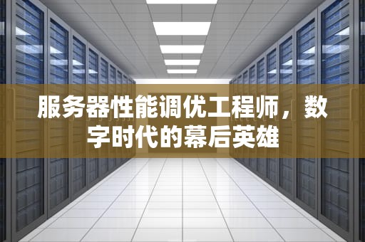服务器性能调优工程师，数字时代的幕后英雄
