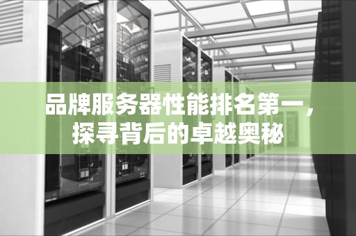 品牌服务器性能排名第一，探寻背后的卓越奥秘