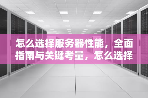 怎么选择服务器性能，全面指南与关键考量，怎么选择服务器性能模式