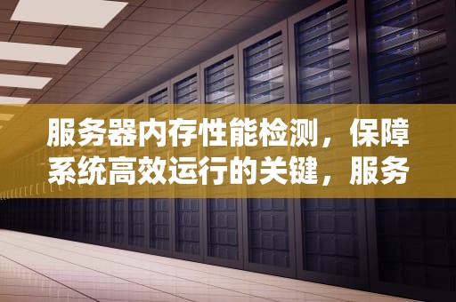 服务器内存性能检测，保障系统高效运行的关键，服务器内存性能检测方法
