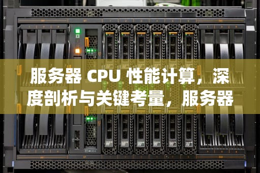 服务器 CPU 性能计算，深度剖析与关键考量，服务器cpu性能计算方法