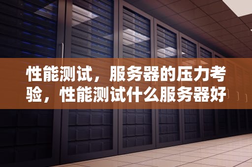 性能测试，服务器的压力考验，性能测试什么服务器好
