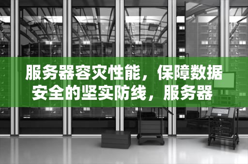 服务器容灾性能，保障数据安全的坚实防线，服务器 容灾