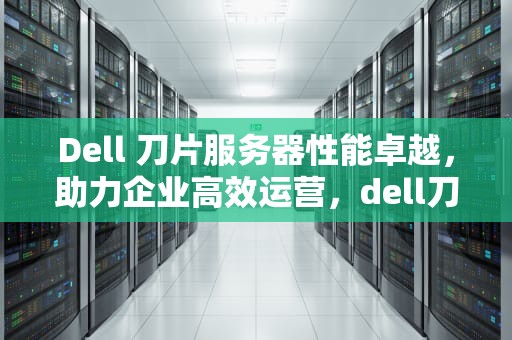 Dell 刀片服务器性能卓越，助力企业高效运营，dell刀片服务器性能怎么样