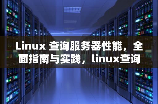 Linux 查询服务器性能，全面指南与实践，linux查询服务器性能