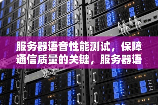 服务器语音性能测试，保障通信质量的关键，服务器语音性能测试软件