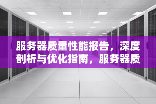 服务器质量性能报告，深度剖析与优化指南，服务器质量性能报告怎么写