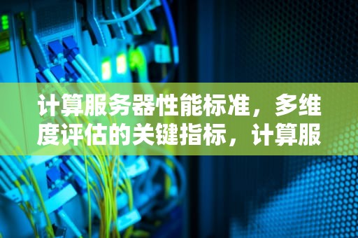计算服务器性能标准，多维度评估的关键指标，计算服务器性能标准的软件