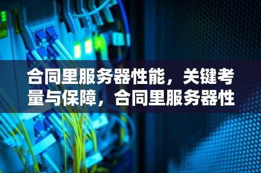 合同里服务器性能，关键考量与保障，合同里服务器性能怎么写