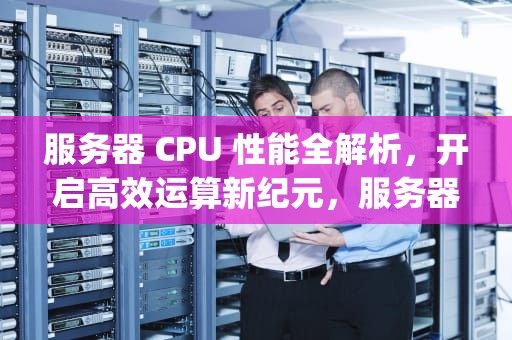 服务器 CPU 性能全解析，开启高效运算新纪元，服务器cpu性能介绍图