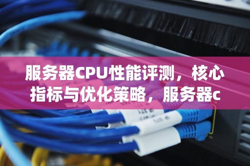 服务器CPU性能评测，核心指标与优化策略，服务器cpu性能评测
