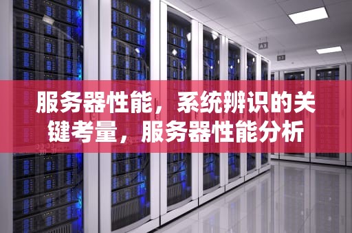 服务器性能，系统辨识的关键考量，服务器性能分析