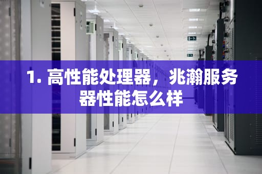 1. 高性能处理器，兆瀚服务器性能怎么样