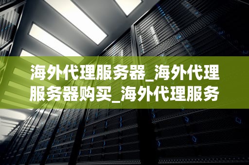海外代理服务器_海外代理服务器购买_海外代理服务器的全面解析